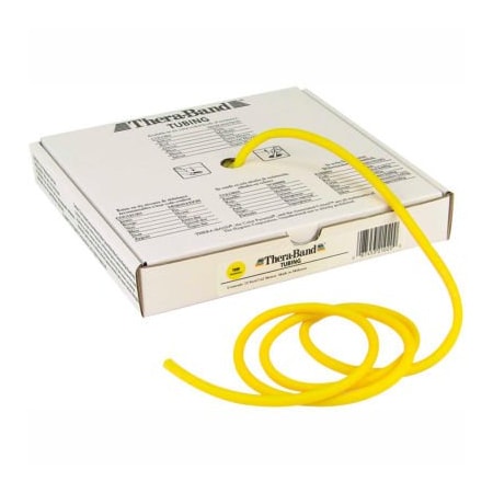 Fabrication Enterprises Thera-Band Latex Exercise Tubing, Yellow, 25' Roll/Box 10-1311